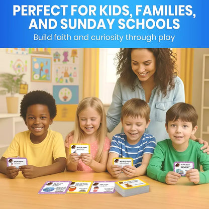 Bible Trivia Portable Card Game Set - 300 Engaging Questions