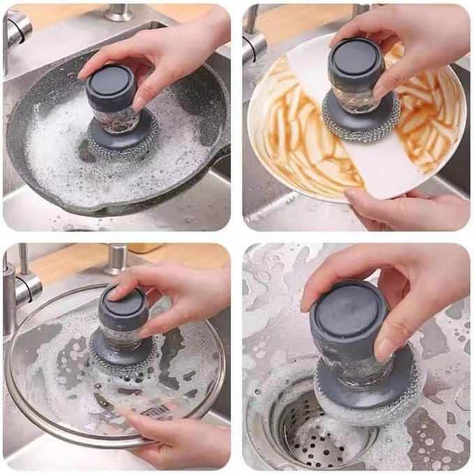 Dish Brush with Soap Dispenser