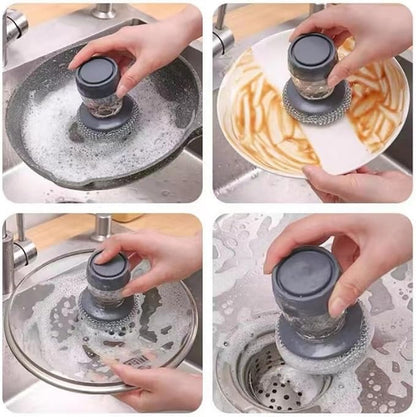 Dish Brush with Soap Dispenser