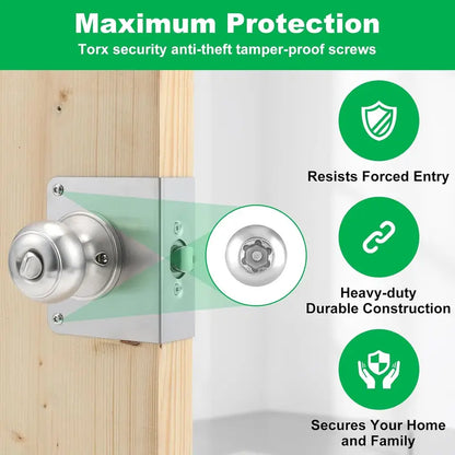 Door Reinforcement Plate & Security Strike Plate for 1-3/4" Doors