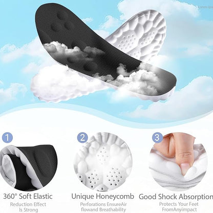 Unisex Shock-Absorbing & Cushioning Sports Insoles