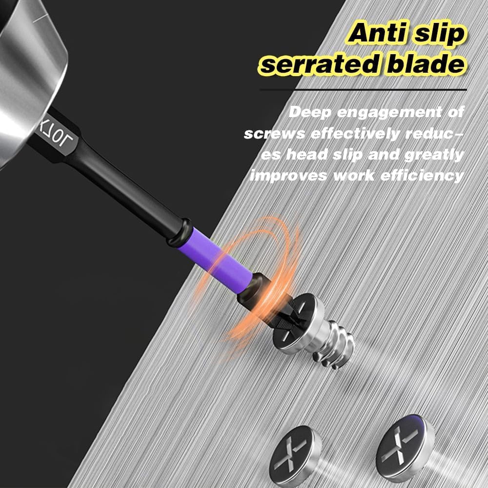 6-Piece Magnetic Screwdriver Bit Set