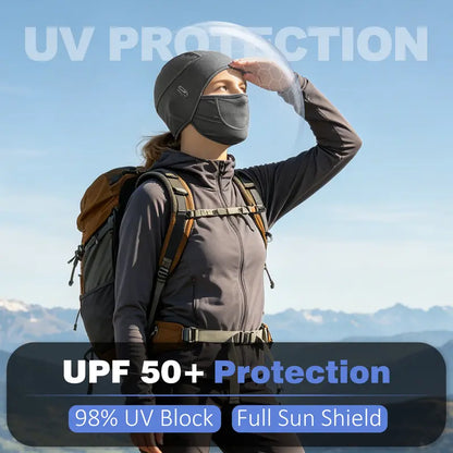 2Pcs Winter Warm Mask Hat for Men Women