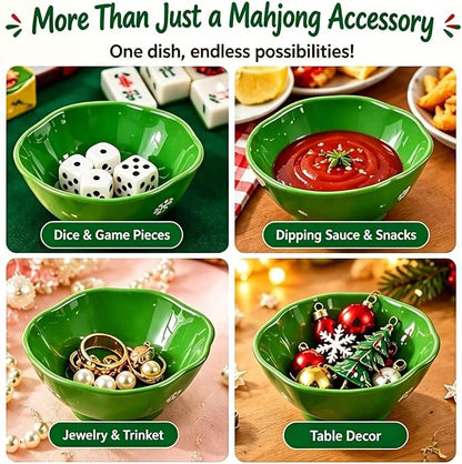 Cute Christmas Tree Dipping Dish Set
