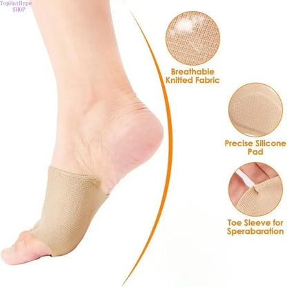Socks-Compatible Unisex Basic Forefoot Silicone Pads