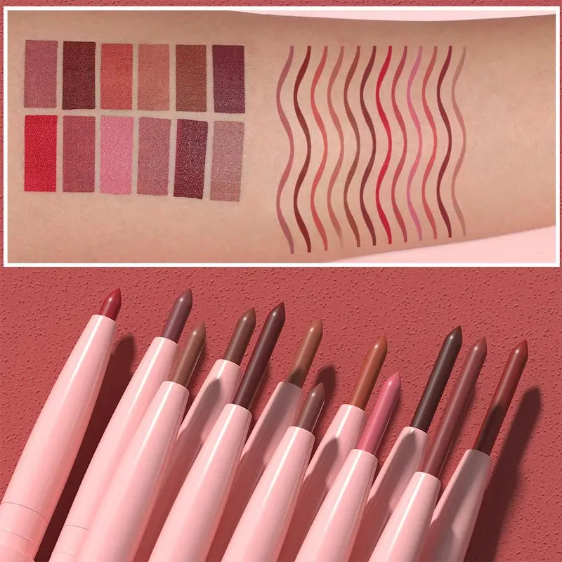 12-Piece Matte Lip Liner Set