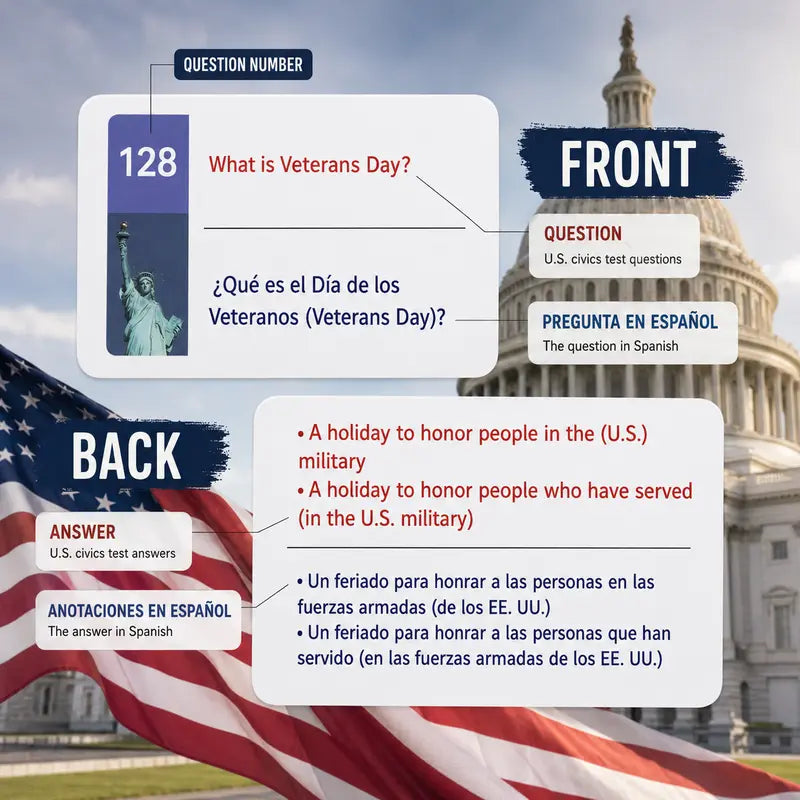 US Citizenship Flash Card Bilingual Naturalization Study Guide Combo Set