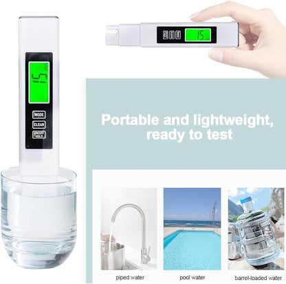 All-New 4 in 1 Tds Meter Digital Water Tester 0-9990ppm