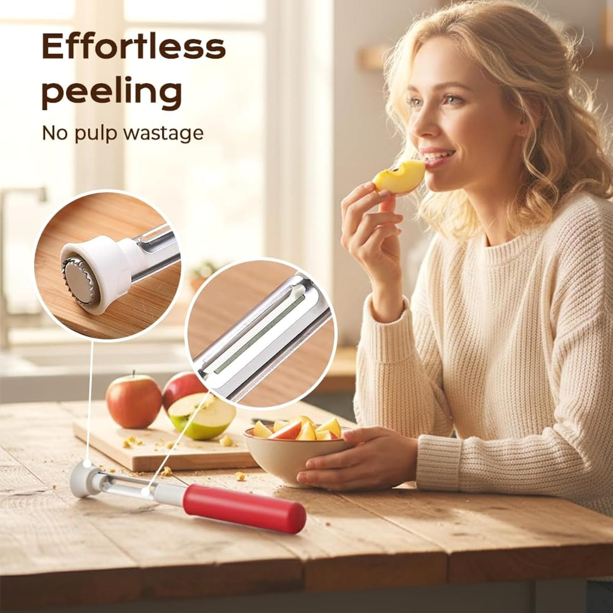 2PCS 2-in-1 Stainless Steel Fruit and Vegetable De-seeding and Coring Tool