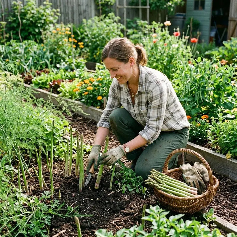 Mary Washington asparagus, a perennial heirloom vegetable(100 Asparagus Seeds)