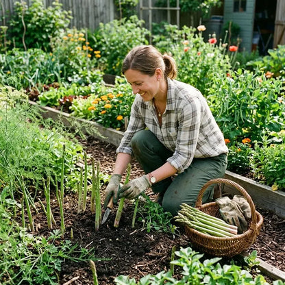 Mary Washington asparagus, a perennial heirloom vegetable(100 Asparagus Seeds)
