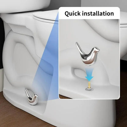 2PCS Bird Shape Toilet Bolt Cover Set
