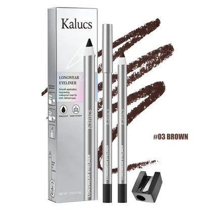 Eye Pencil Eyeliner, Waterproof & Smudge-Proof Longwear Formula for Flawless