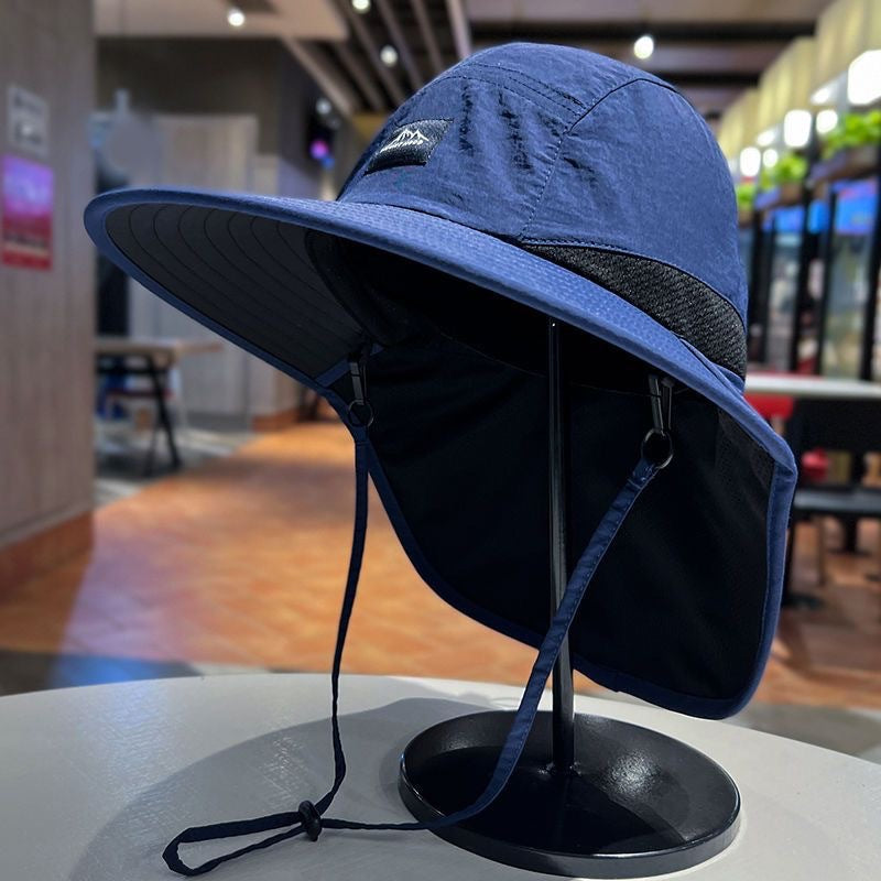 Outdoor Sun Protection Hat - Unisex Summer FishermanHat with Neck Flap