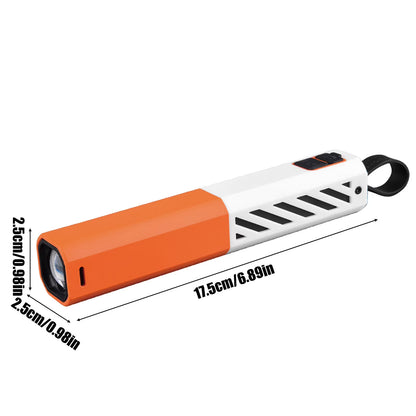 Mini LED Outdoor Camping FlashlightPortable Rechargeable Hiking Light with 3 Modes