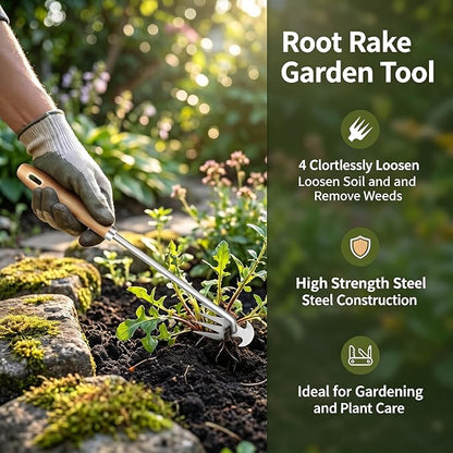 Stainless Steel Manual Rooting and Weeding Tools