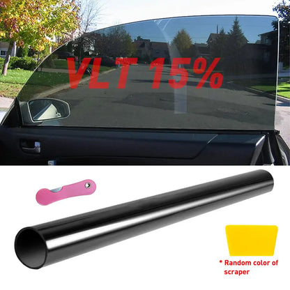 Uncut Roll Window Tint Film 1% 5% 15% 20% 35% 50% 70% VLT 20" x 10ft Feet Car Home Office Glass