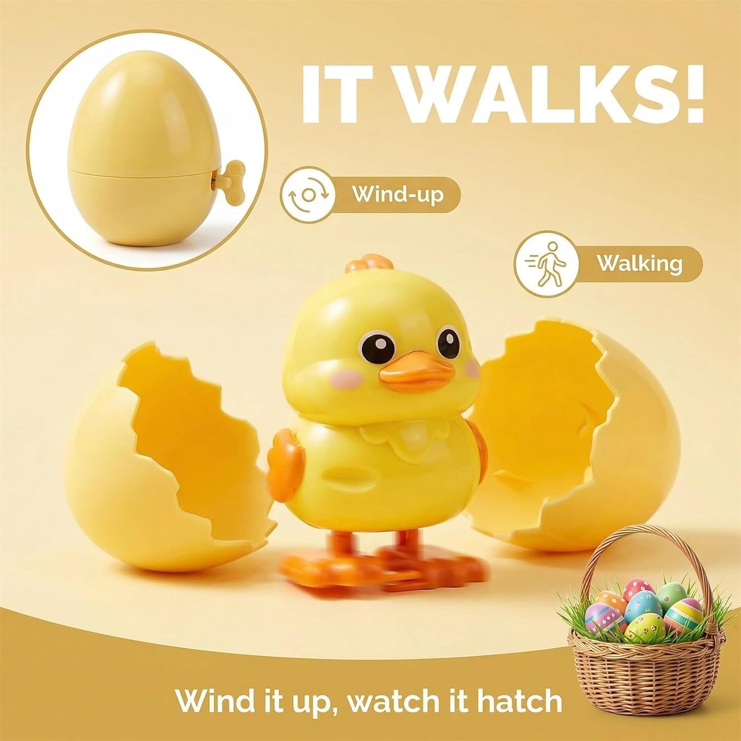 2026 New Wind-Up Animal Hatching Surprise Eggs