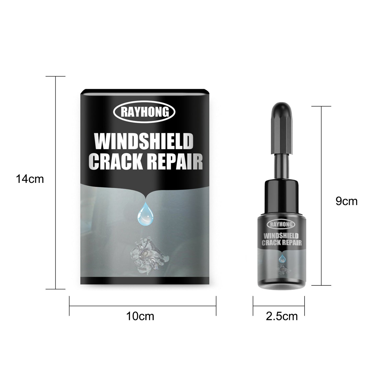 Windshield Crack Repair - Rayhong Car Windshield Crack Repair Kit