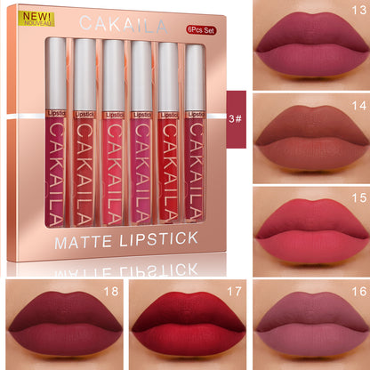 6-Piece Matte Lip Glaze Set