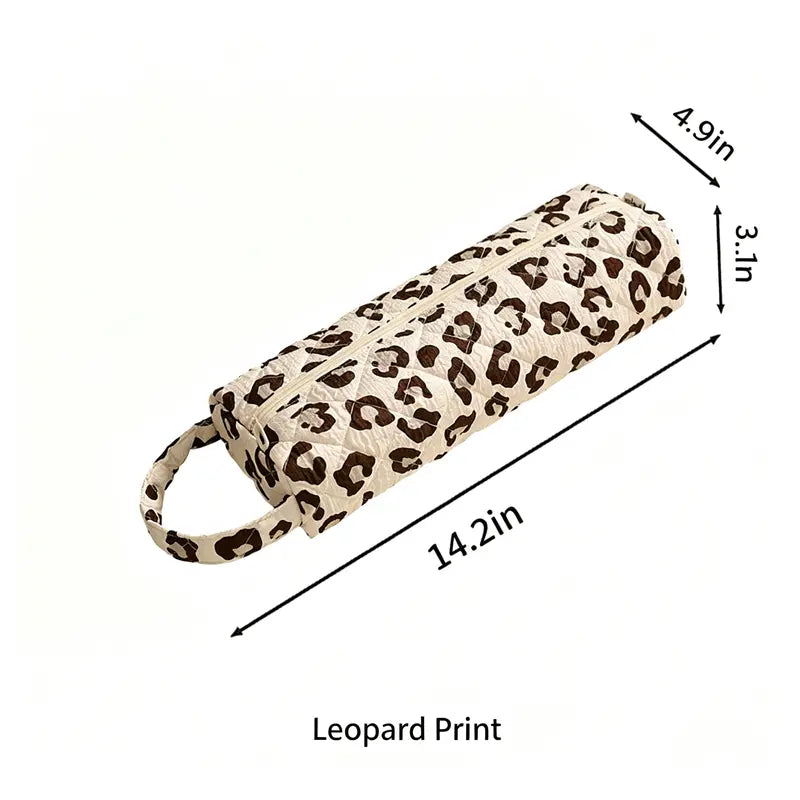 Portable Zipper Cosmetic Makeup Pouch with Handle