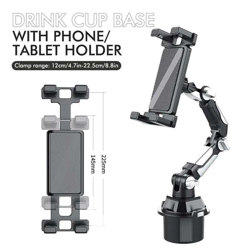 Universal Tablet & Smartphone Holder with Long Adjustable Arm