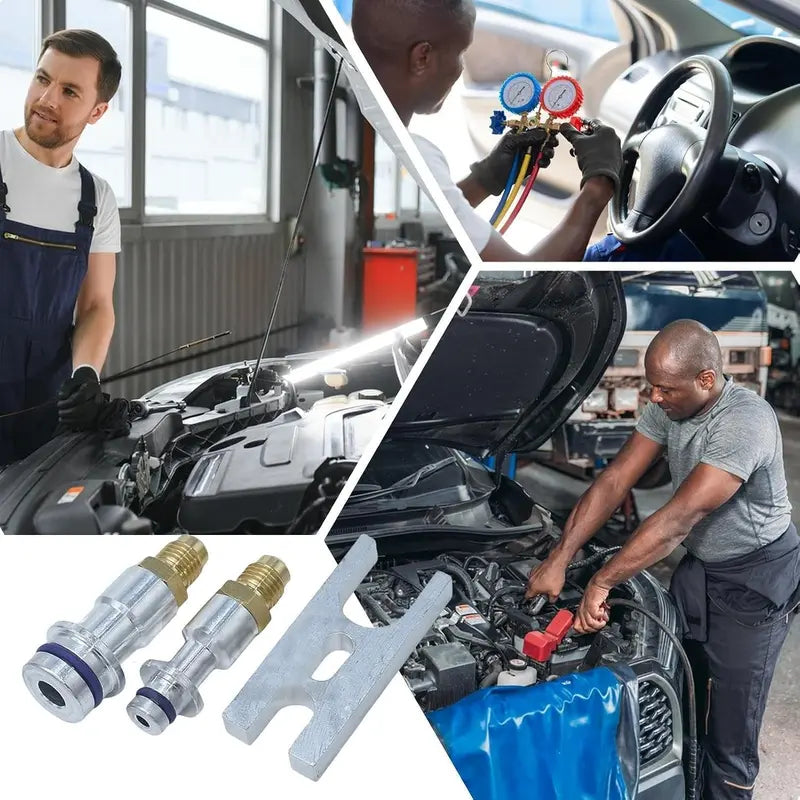 Automotive A/C Leak Test Plug Set