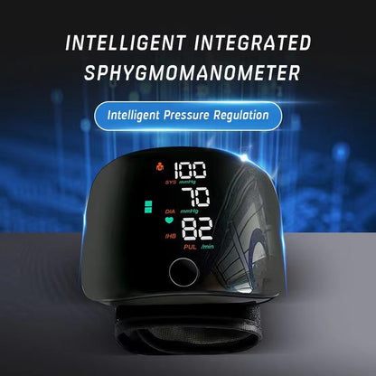Wrist smart electronic blood pressure monitor