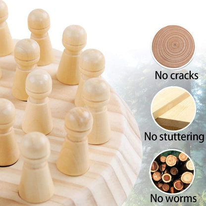 Wooden Memory Chess