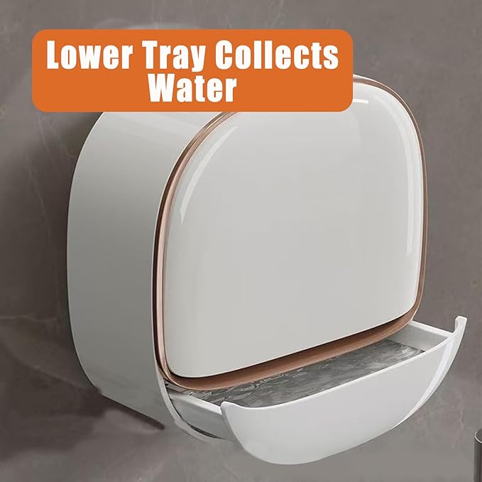 Adhesive Soap Holder for Shower Wall with Drainage Box