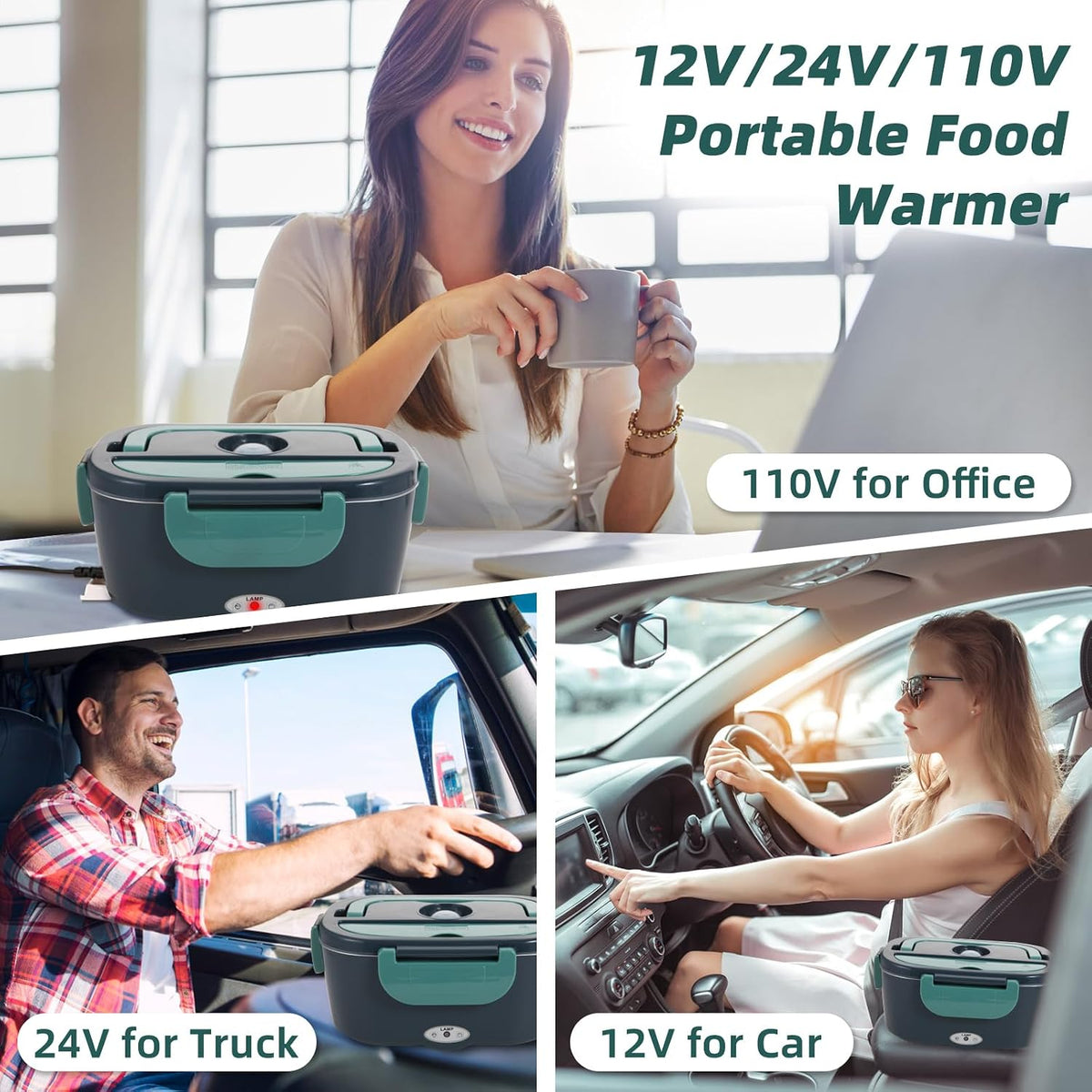 Portable Electric Lunch Box, Heat Preservation and Heating