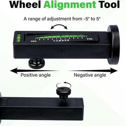 Camber Alignment Tool - High Precision Magnetic Wheel Gauge