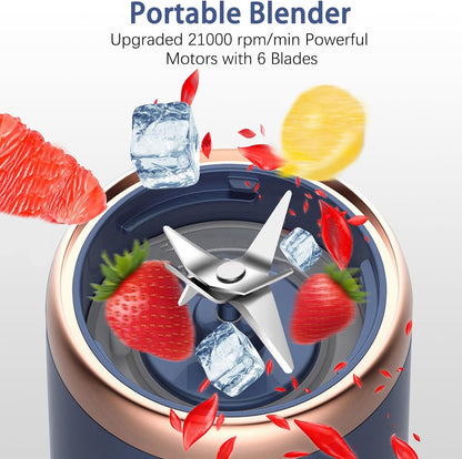 Portable Blender, Personal Blender USB Rchargeable