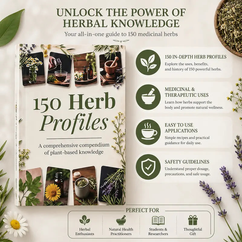 150 Herb Profiles Herbal Medicine Reference Softcover Book