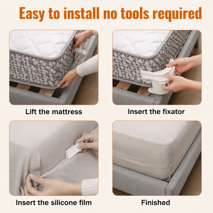 4-Pack Universal Sheet Holders - Keep Sheets Tight & Wrinkle-Free