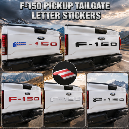 Ford F-150 3D Tailgate Letter Stickers – Stylish Pickup Truck Decals