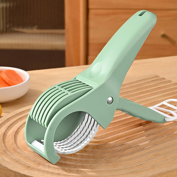 Portable Manual Salad Chopper & Fruit Vegetable Slicer