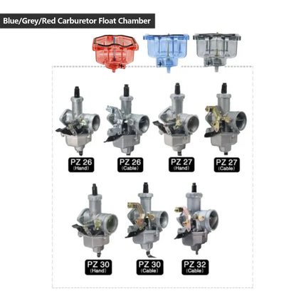 Carburetor Float Bowl Bottom Shell – Replacement Part Compatible with PZ26, PZ27, PZ30 & PZ32 Motorcycle Carburetors