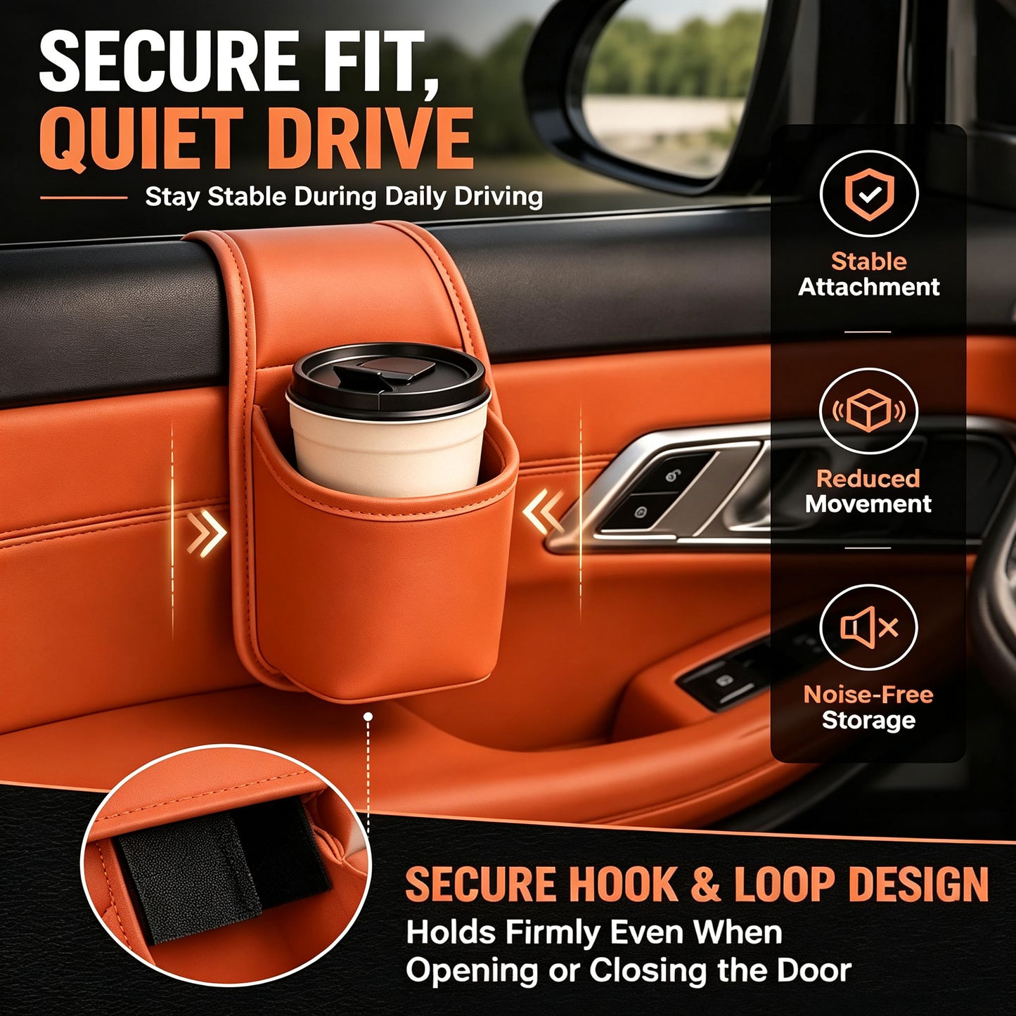 2PCS Multi-functional Car Storage Pocket Cup Holder
