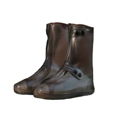 Universal Size Waterproof Sandproof Reusable Silicone High-Top Rain Boots Shoes Covers For Outdoor Overshoes Protection