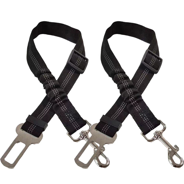 2Pcs/set 3 in 1 Pet Car Adjustable Seatbelt Leash