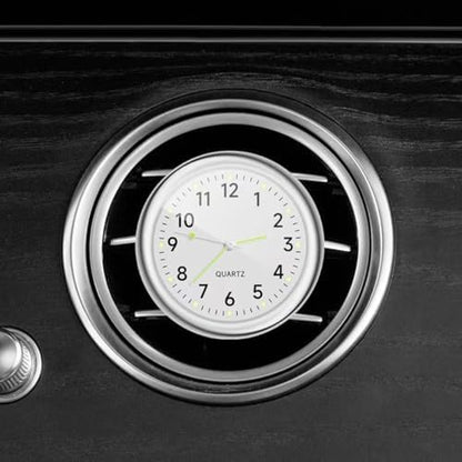 Mini Car Clock for Dash with Adhesive Sticker & Vent Clip - Luminous Decoration