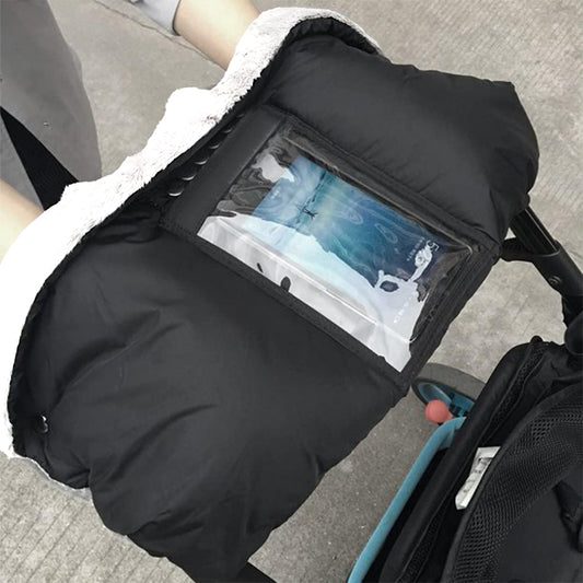 Stroller Hand Warm Muff Pram Gloves Waterproof Anti-Freeze Fleece