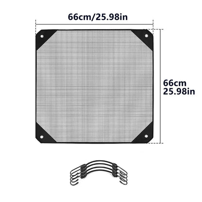 Air Conditioner Cover - Duty Waterproof & Dustproof Design with Breathable Mesh Protector