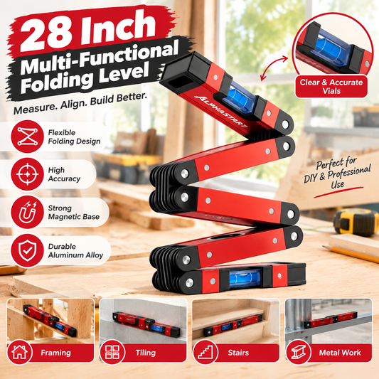 28-Inch Multi-Function Foldable Level