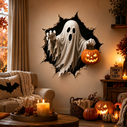 Halloween Breakthrough 3D Wall Decals