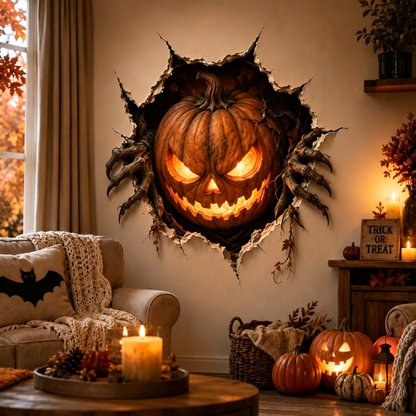 Halloween Breakthrough 3D Wall Decals