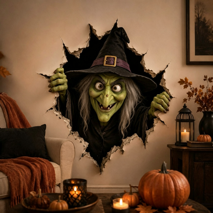 Halloween Breakthrough 3D Wall Decals