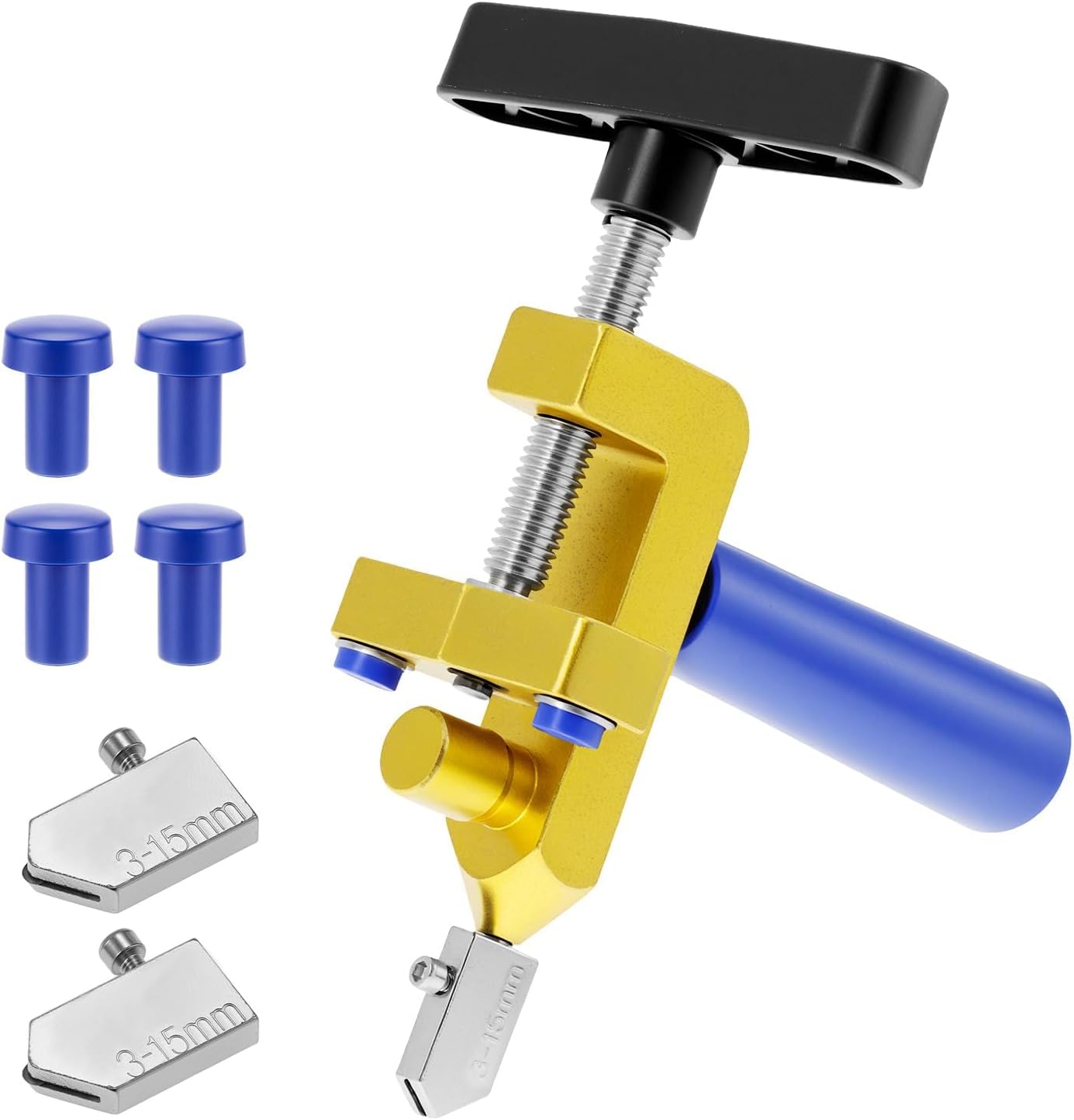 2 in 1 Aluminum Alloy Manual Tile Glass Cutter Tool Kit