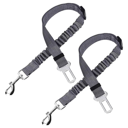 2Pcs/set 3 in 1 Pet Car Adjustable Seatbelt Leash